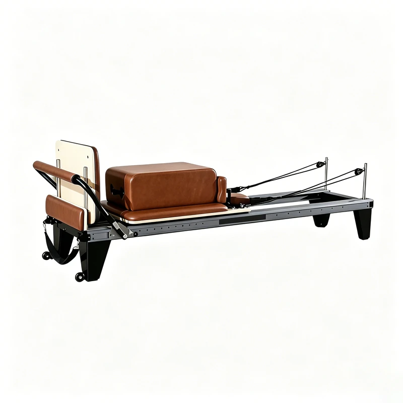 MJD-W43 Aluminum Pilates Reformer Full-Track with Stabilizing Alloy Frame