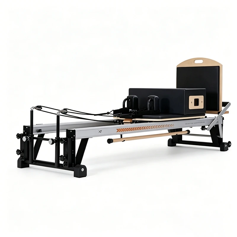 MJD-W44 Aluminum Pilates Reformer with Metal Support Frame