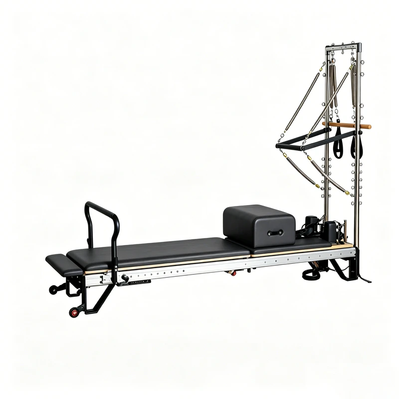 MJD-W35 Studio Aluminum Pilates Reformer with Half Tower