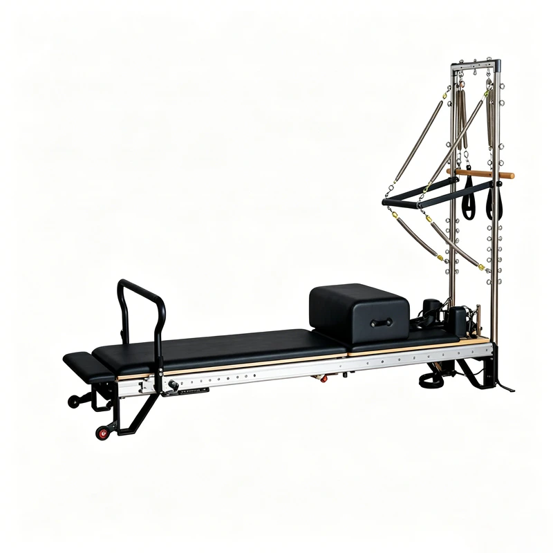 MJD-W35 Studio Aluminum Pilates Reformer with Half Tower