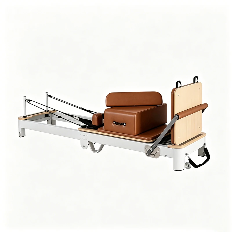 MJD-W40 Premium Aluminum Pilates Reformer Foldable with Alloy Support Legs