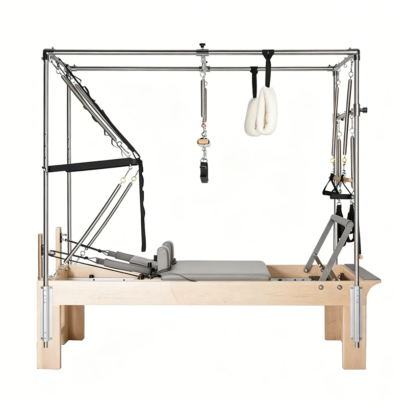 MJD-W25A Maple Wood Pilates Cadillac 3-in-1 Machine for Distributor & Commercial Studio