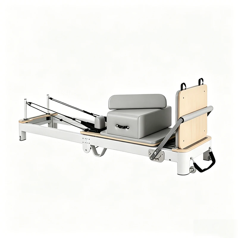 MJD-W40 Premium Aluminum Pilates Reformer Foldable with Alloy Support Legs