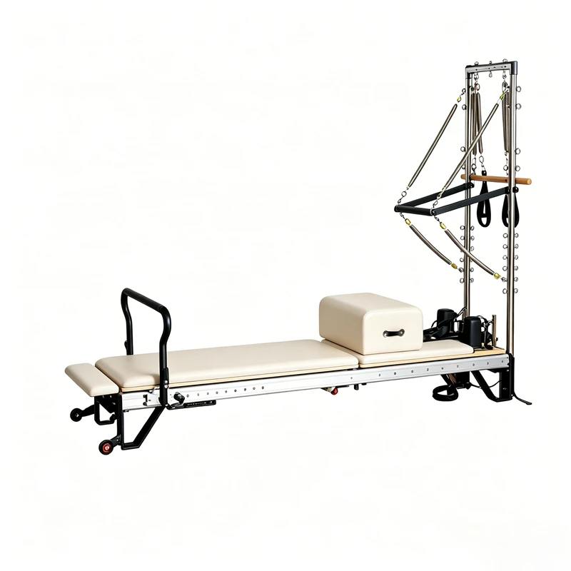 MJD-W35 Studio Aluminum Pilates Reformer with Half Tower