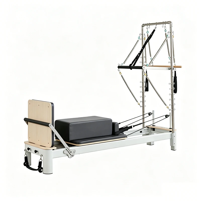 MJD-W41 Aluminum Pilates Reformer with Half Tower