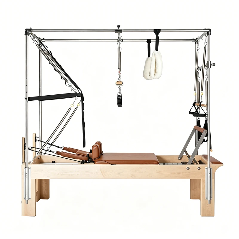MJD-W25A Maple Wood Pilates Cadillac 3-in-1 Machine for Distributor & Commercial Studio