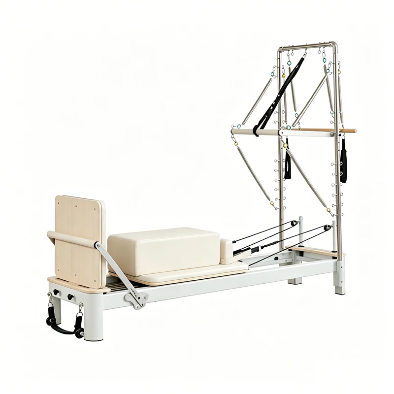 MJD-W41 Aluminum Pilates Reformer with Half Tower