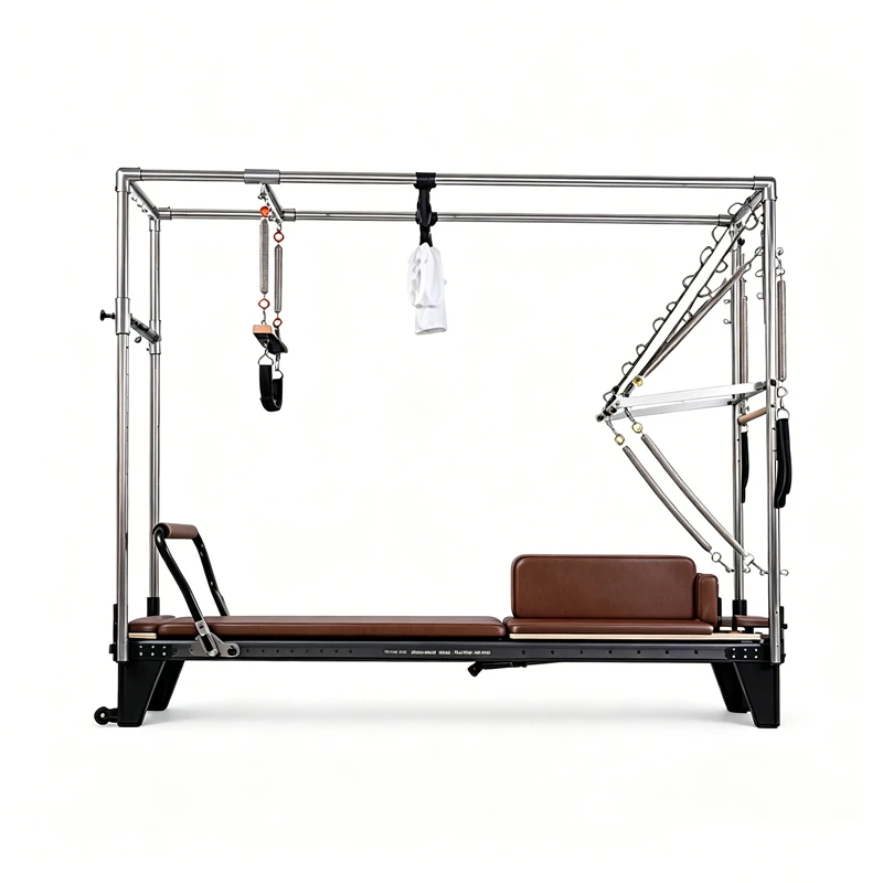 MJD-W54 Full Track Aluminum 3-in-1 Pilates Black Reformer Machine