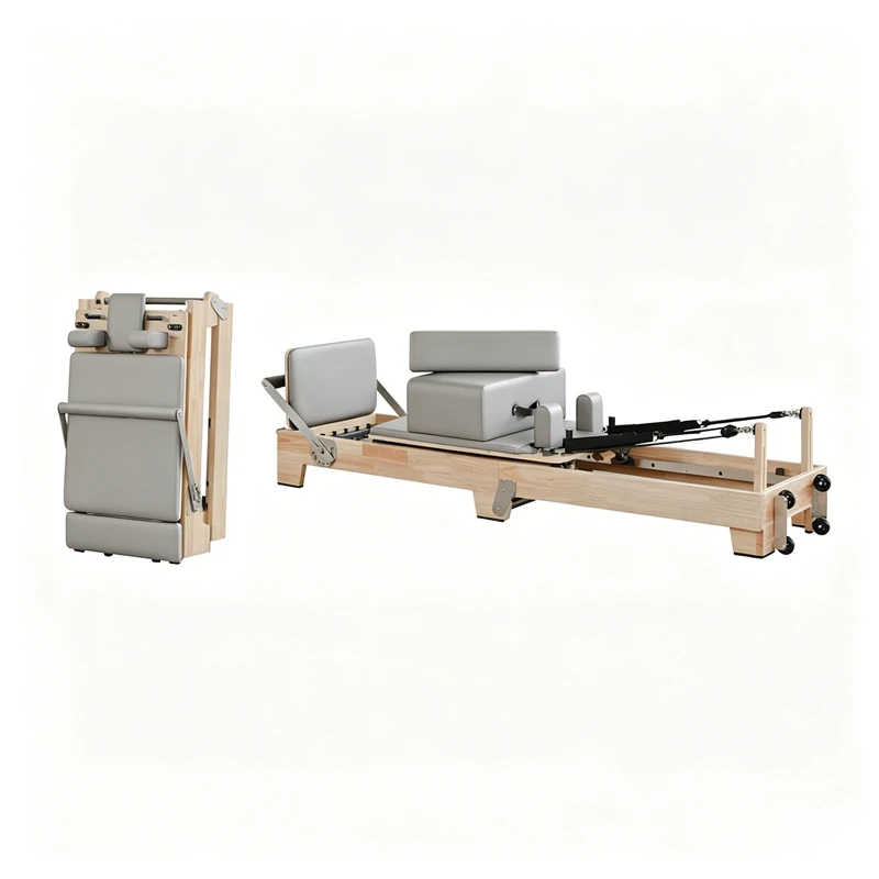 MJD-W55A Maple Wood Foldable Pilates Reformer