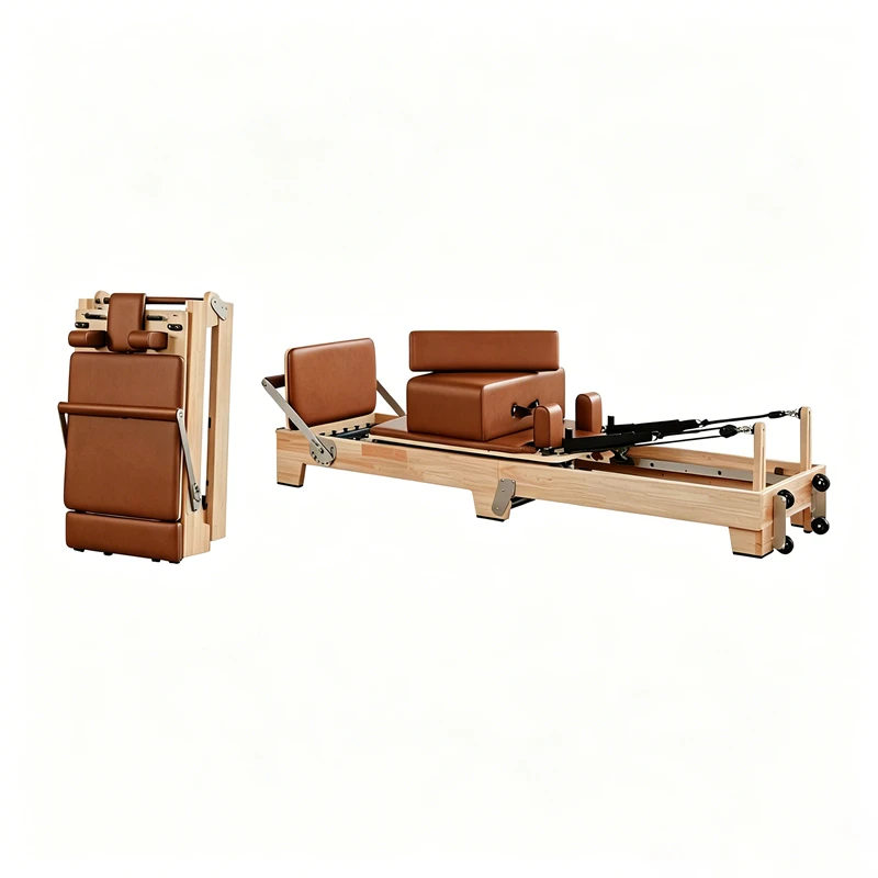 MJD-W55A Maple Wood Foldable Pilates Reformer