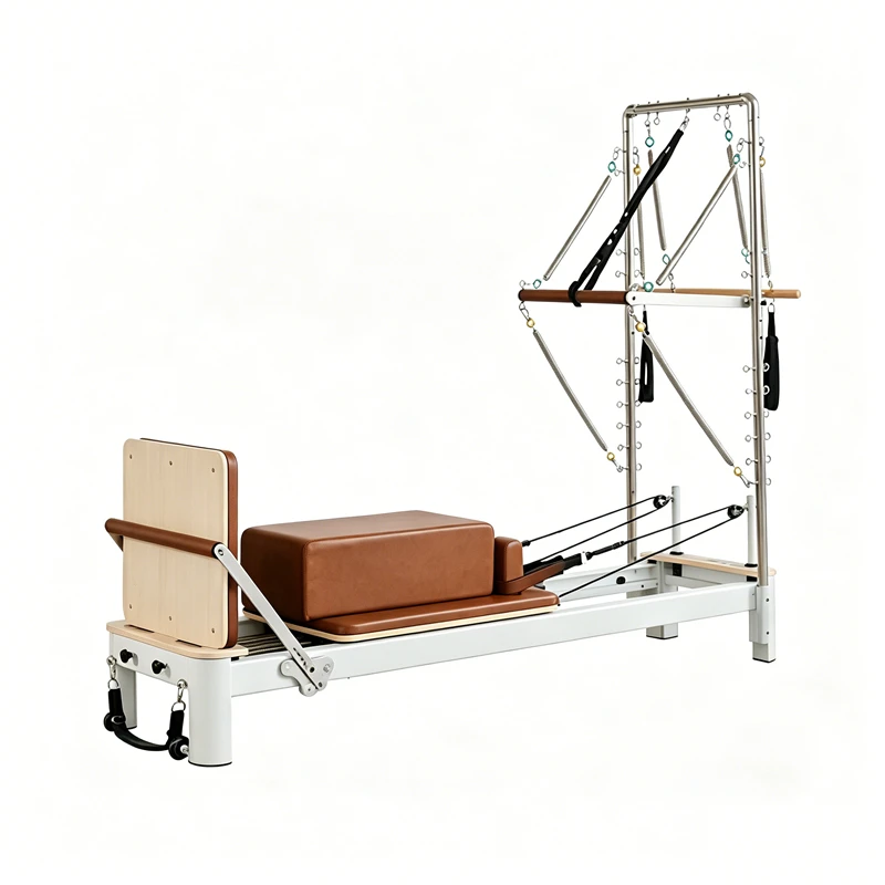 MJD-W41 Aluminum Pilates Reformer with Half Tower