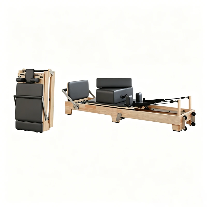 MJD-W55A Maple Wood Foldable Pilates Reformer