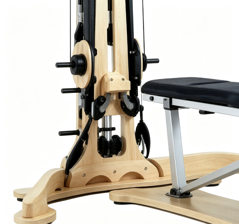 MJD-W42 Beech Wood Gyrotonic with Aluminum Alloy Track