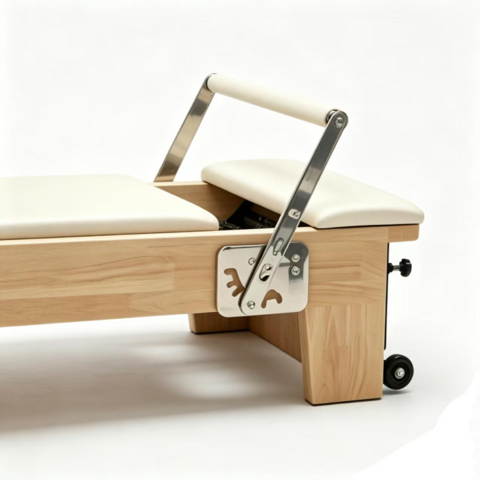 MJD-M101A Oak Wood Pilates Reformer with Wood Leg
