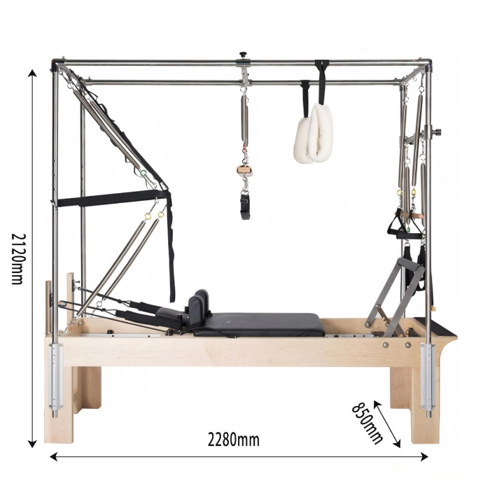 MJD-W25A Maple Wood Pilates Cadillac 3-in-1 Machine for Distributor & Commercial Studio