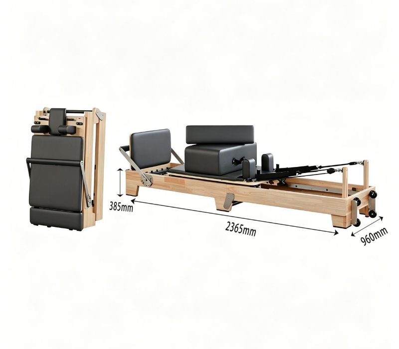 MJD-W55A Maple Wood Foldable Pilates Reformer