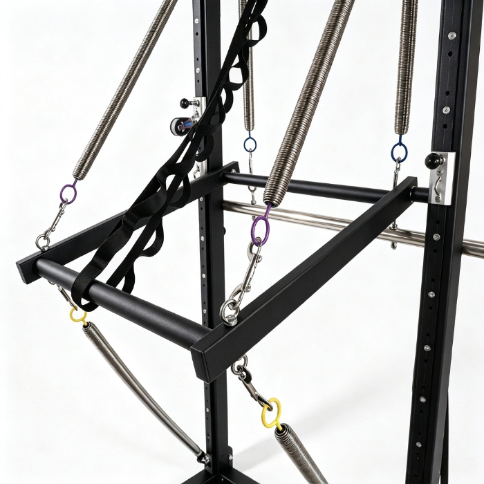 MJD-W45 Aluminum Pilates Reformer with Half Tower Full-track