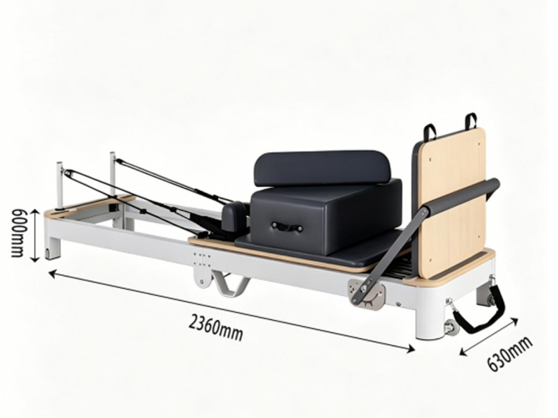 MJD-W40 Premium Aluminum Pilates Reformer Foldable with Alloy Support Legs